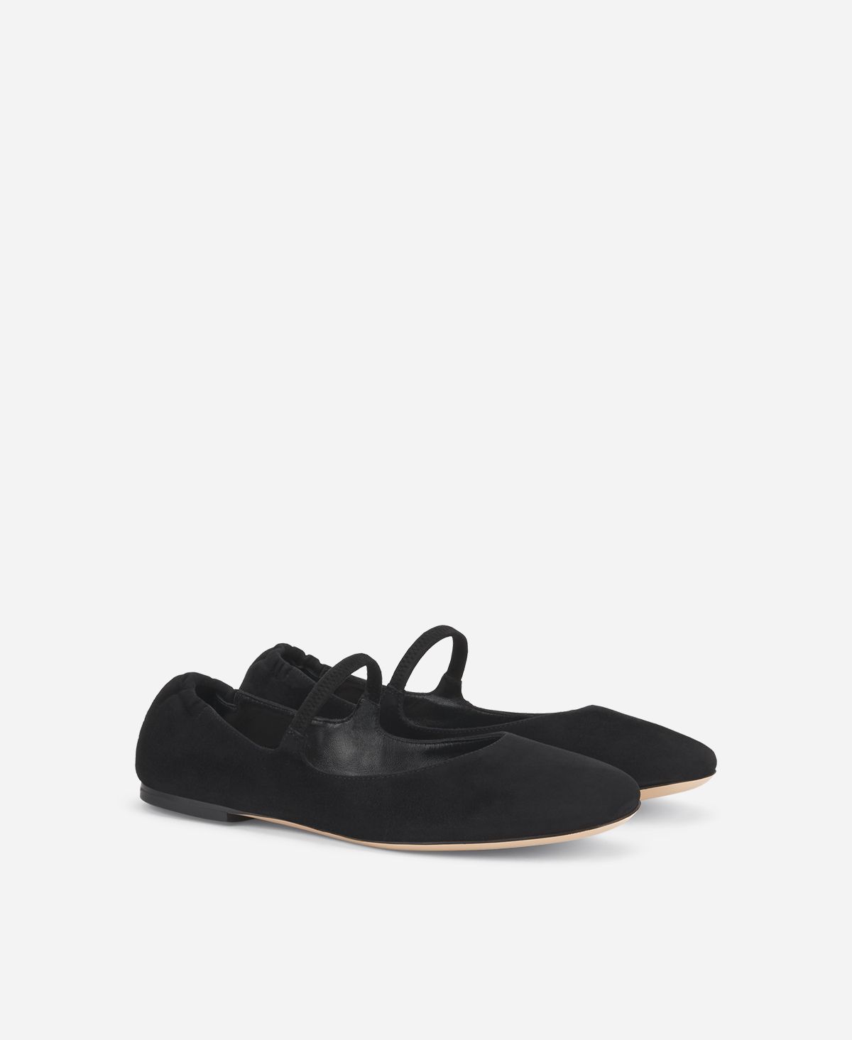 Agl Ballerina in velour Nero Iris Prezzo Ridotto