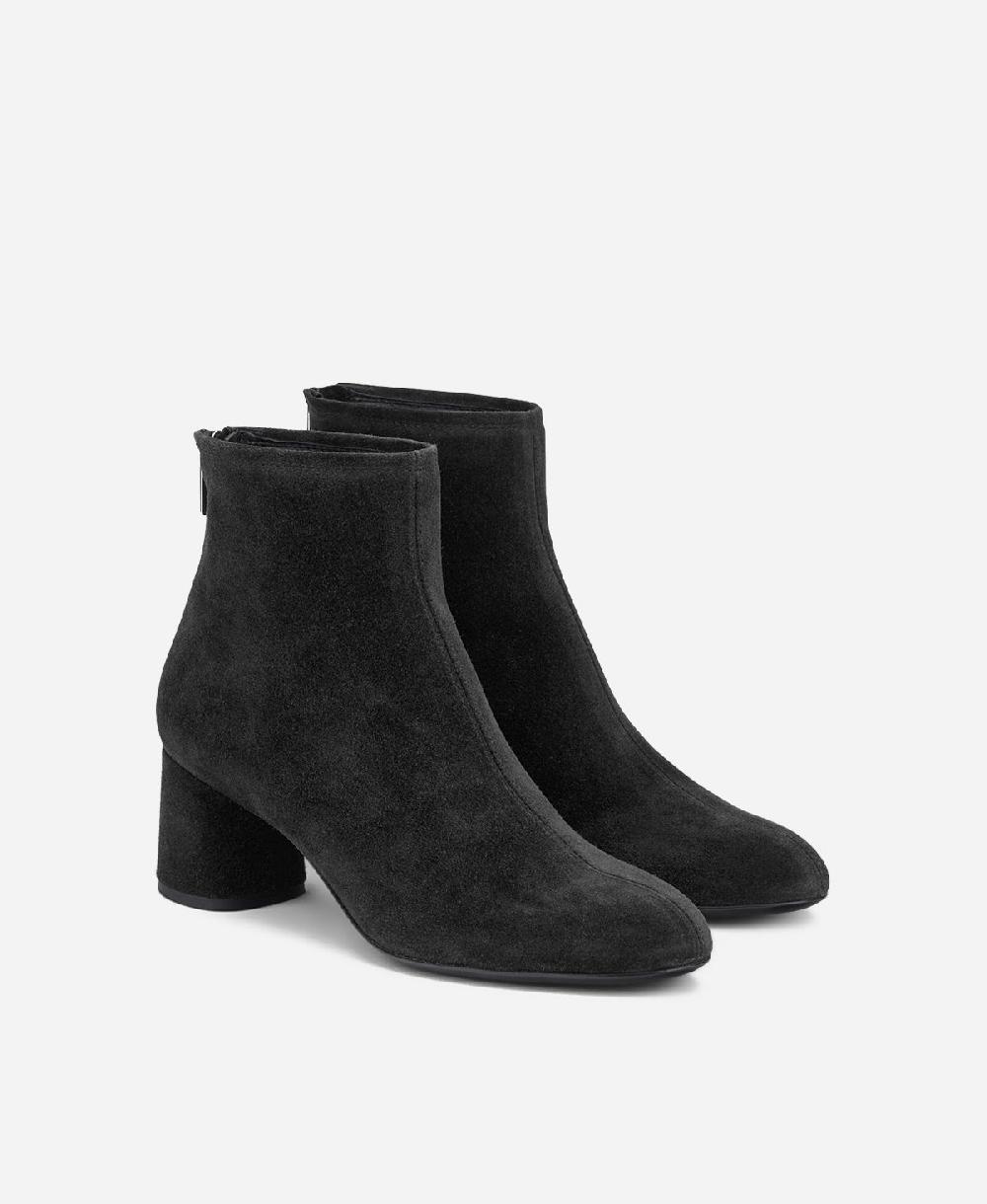 Agl Stivaletto in velour Nero OLGA Sottocosto