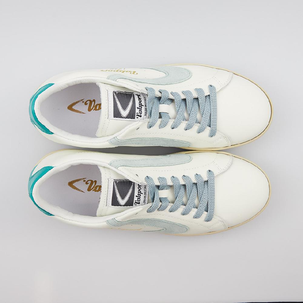 Valsport Tournament Mix Leather Suede Bianco Turquoise Carinzia Saldi