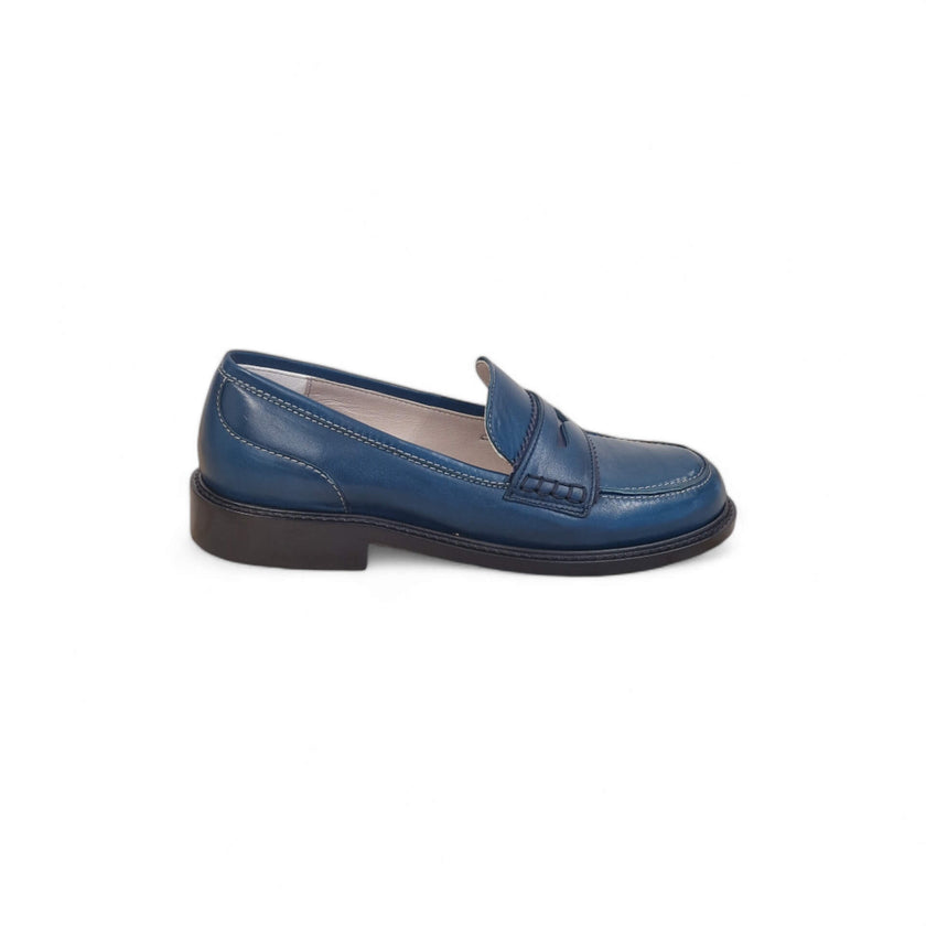Viola Ricci Gaia - Mocassino nappa glove bleu' - basic I Più Venduti