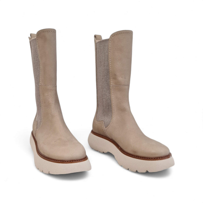 Viola Ricci Sally - Stivale in pelle beige Online