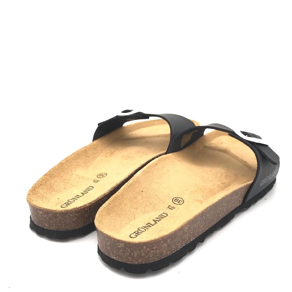 Zulian Calzature Ciabatta Sara fascia nera Italy