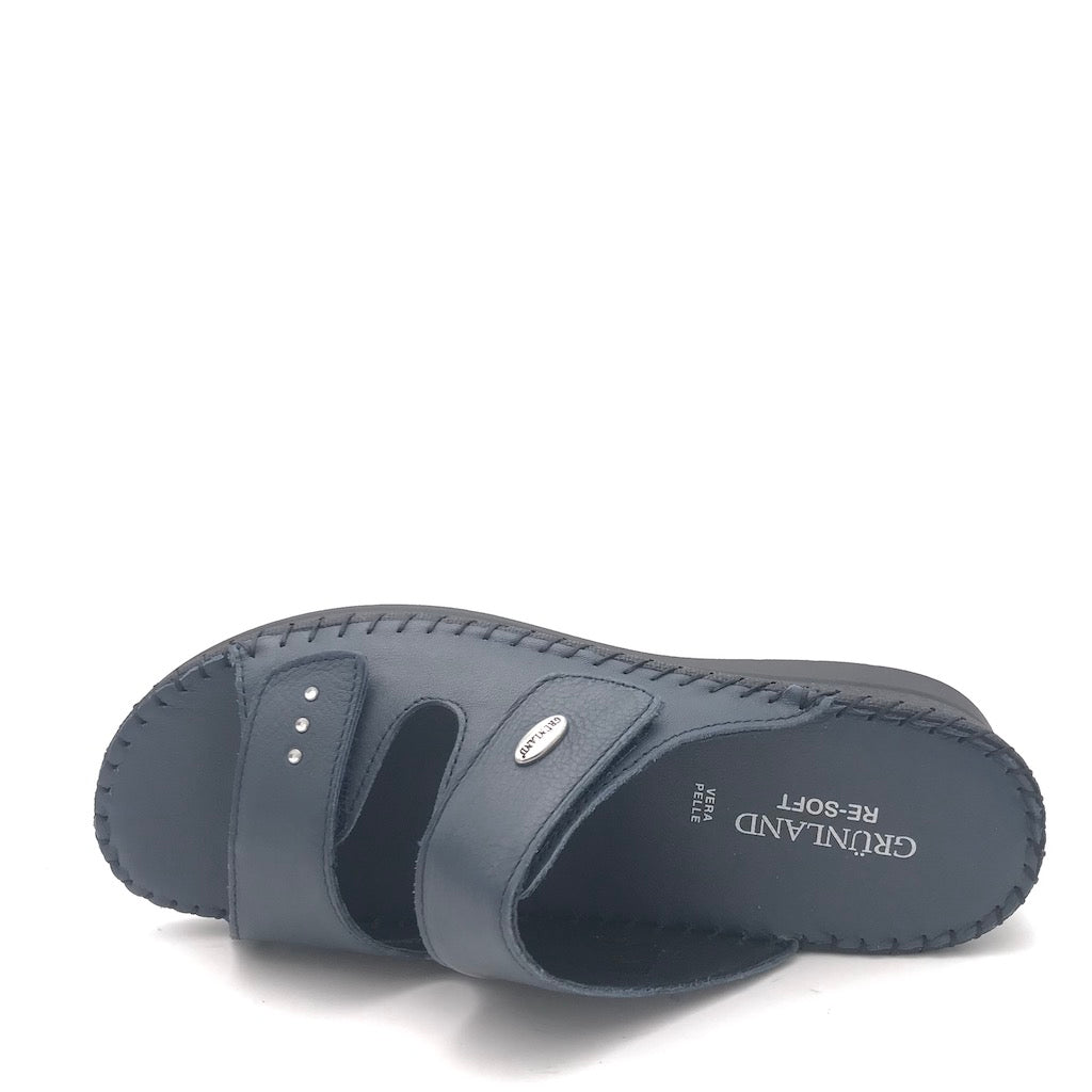 Zulian Calzature Ciabatta Baly blu Pezzi Unici