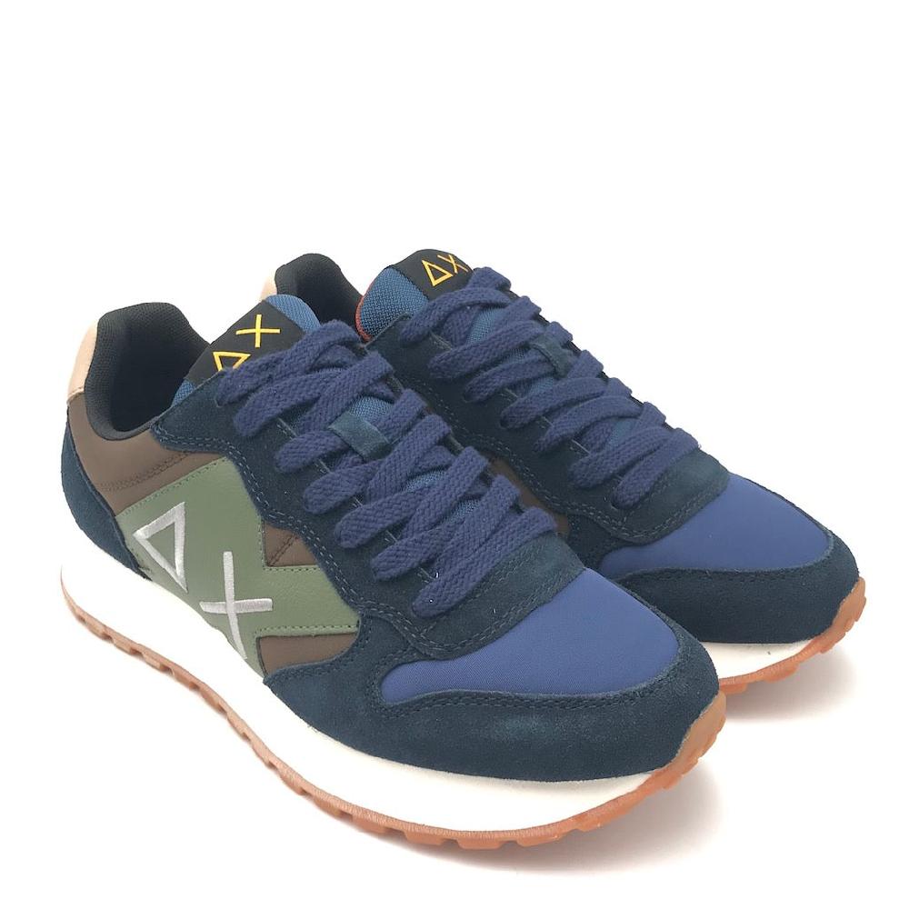 Zulian Calzature Sneakers Jaki bicolor blu Sottocosto