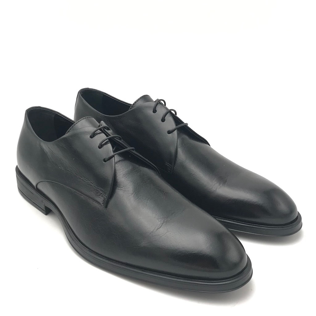 Zulian Calzature Stringata derby semilucido nero Novità