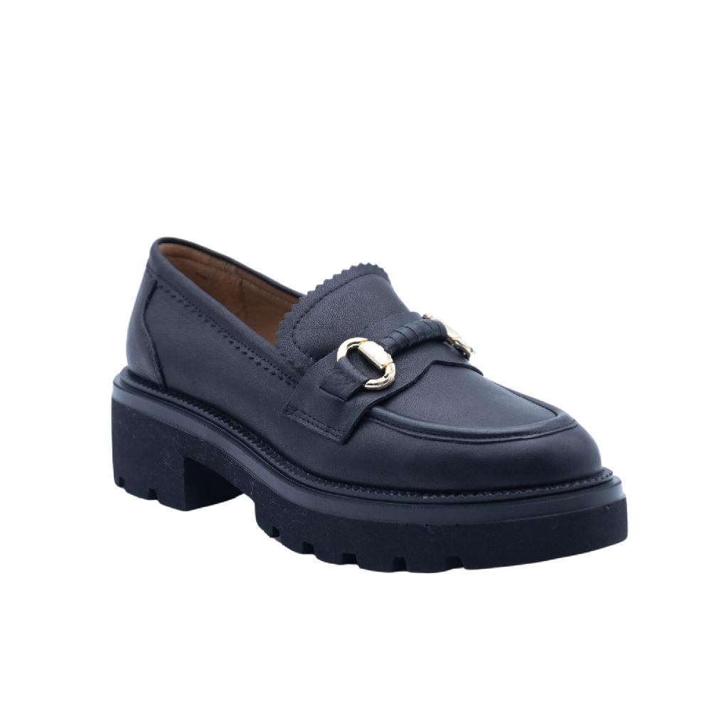ALBANO Mocassini neri con accessorio Shopping Online