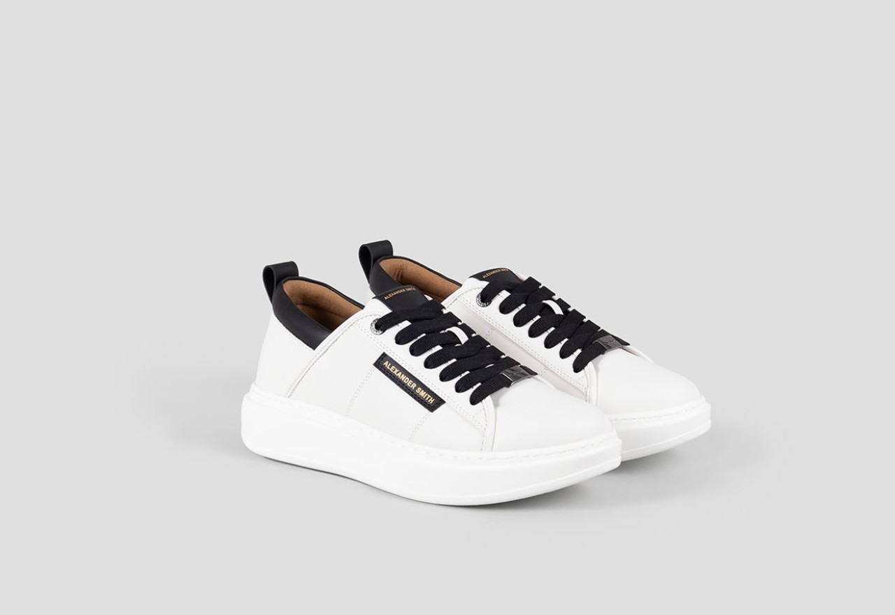 Alexander Smith ECO-WEMBLEY MAN WHITE BLACK Vendite Flash