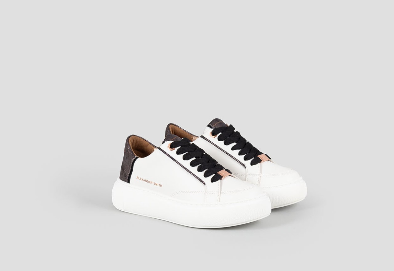 Alexander Smith ECO-GREENWICH WOMAN WHITE BLACK In Saldo